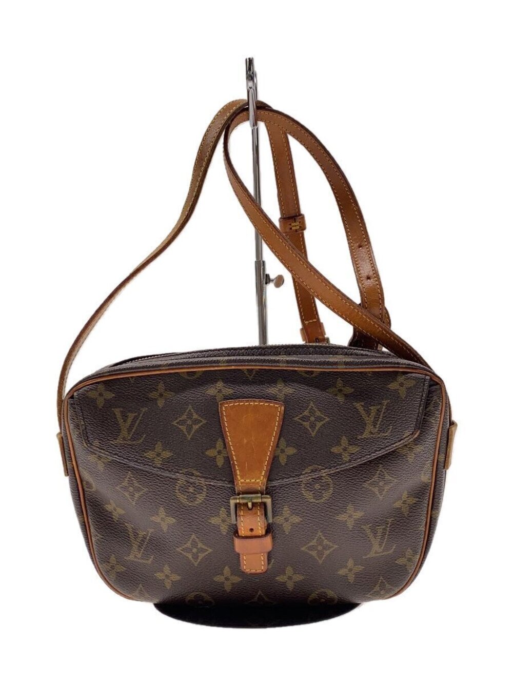 LOUIS VUITTON Jeune Fille Canvas Brown Leather Brown All over